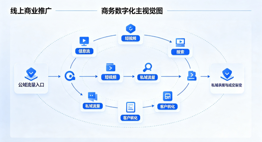 平阴县线上商业推广怎么做？全域流量闭环搭建与低成本转化实战指南